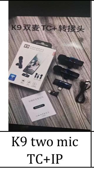 Microfone de lapela sem fio plug play 3em1 (iPhone e tipo-c)