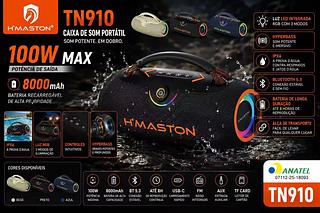 Caixa de som Bluetooth 100W