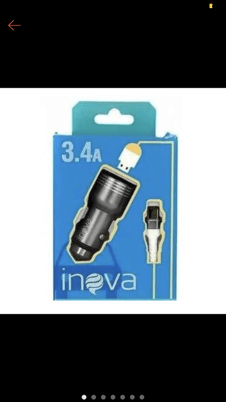 Carregador 3.4A carro Typc