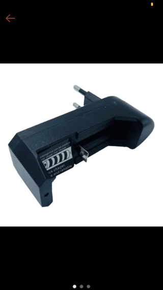 Carregador de pilha para lanterna