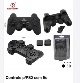 Controle ps2 sem fio