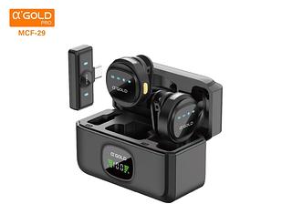 Microfone de lapela sem fio tipo-c