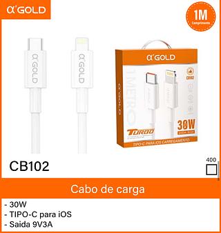 Cabo tipo-c para IOS 30W turbo 1M