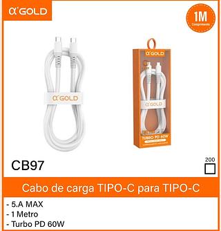 Cabo tipo-c para tipo-c gross
