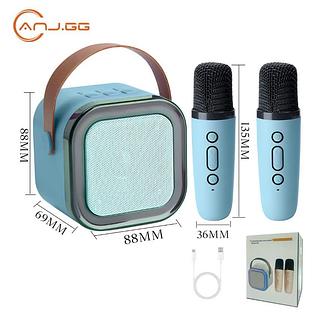 Caixa de som com 2 microfone