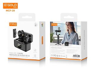 Microfone de lapela sem fio iphone